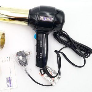 Hot Tools 1084 Professional AC Motor Blow Dryer 1600 Watts Gold Plated Barrel